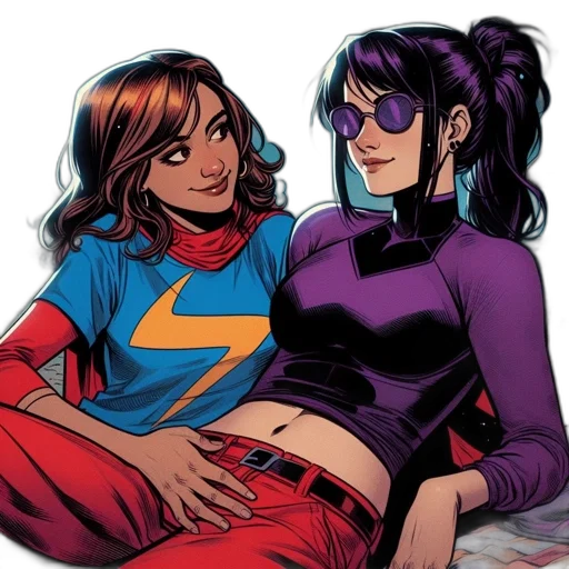comic book art, concept art, cartoon, neon lights transparent PNG cut-out
