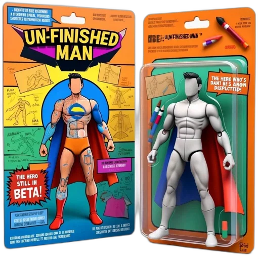 comic book art, concept art, two, toy transparent PNG cut-out