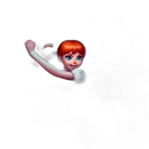 staff, creature, hair, face transparent PNG cut-out