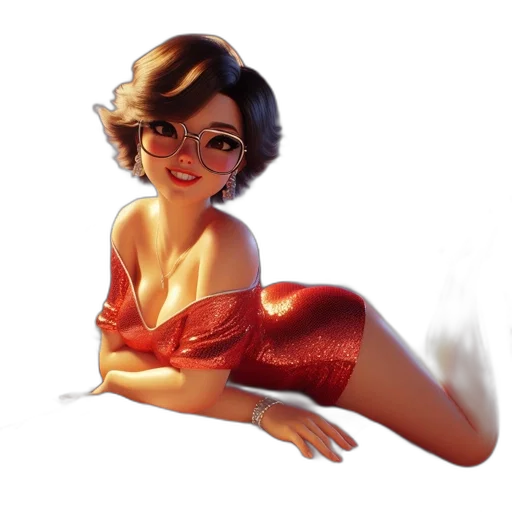 dress, photorealistic, concept art, 3d render transparent PNG cut-out