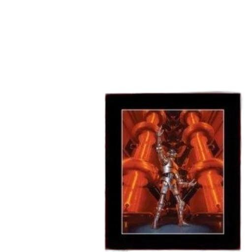 robot, weapon, sword, staff transparent PNG cut-out
