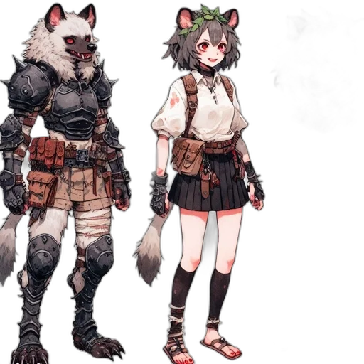 creature, animal, staff, concept art transparent PNG cut-out