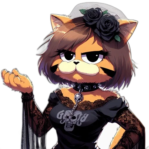 dress, staff, animal, mask transparent PNG cut-out