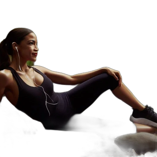 photorealistic, concept art, woman, athletic transparent PNG cut-out