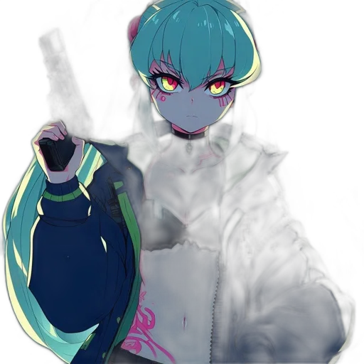 staff, weapon, jacket, mask transparent PNG cut-out