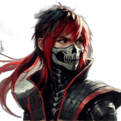 mask, face, concept art, fantasy art transparent PNG cut-out