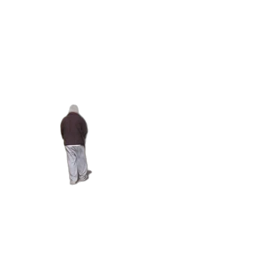 jacket, hat, robot, staff transparent PNG cut-out