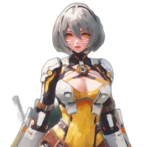 robot, weapon, dress, sword transparent PNG cut-out