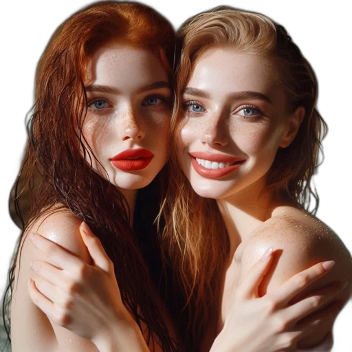face, jewelry, photorealistic, oil painting transparent PNG cut-out
