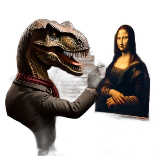 dragon, creature, animal, robot transparent PNG cut-out