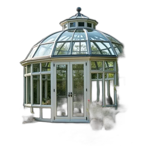 building, umbrella, furniture, photorealistic transparent PNG cut-out