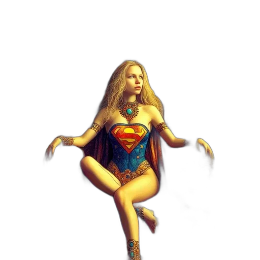 dress, comic book art, fantasy art, concept art transparent PNG cut-out