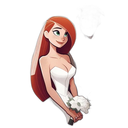 dress, jewelry, staff, crown transparent PNG cut-out