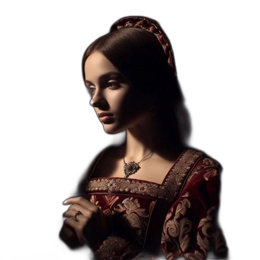 dress, jewelry, crown, face transparent PNG cut-out