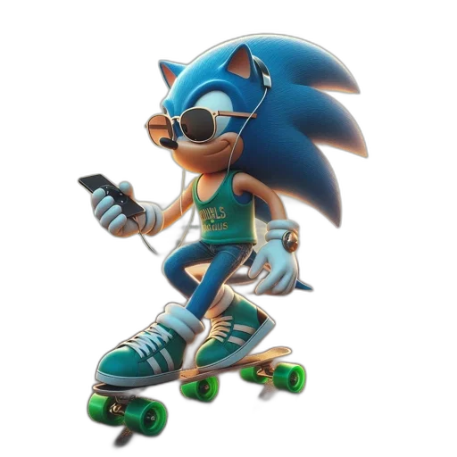 concept art, 3d render, vaporwave, cartoon transparent PNG cut-out