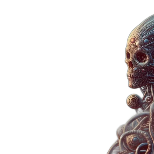 robot, creature, face, mask transparent PNG cut-out
