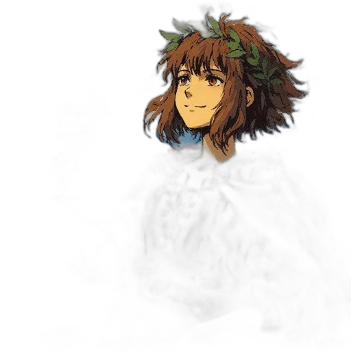 crown, face, mask, hair transparent PNG cut-out