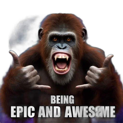 animal, photorealistic, 3d render, amusing transparent PNG cut-out