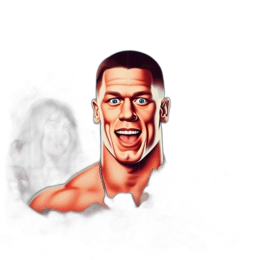 face, photorealistic, cartoon, pixel art transparent PNG cut-out