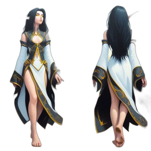 dress, concept art, fantasy art, 3d render transparent PNG cut-out