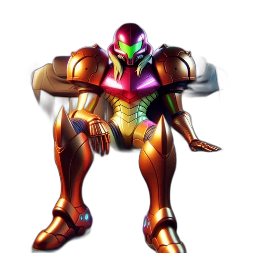 robot, weapon, concept art, 3d render transparent PNG cut-out