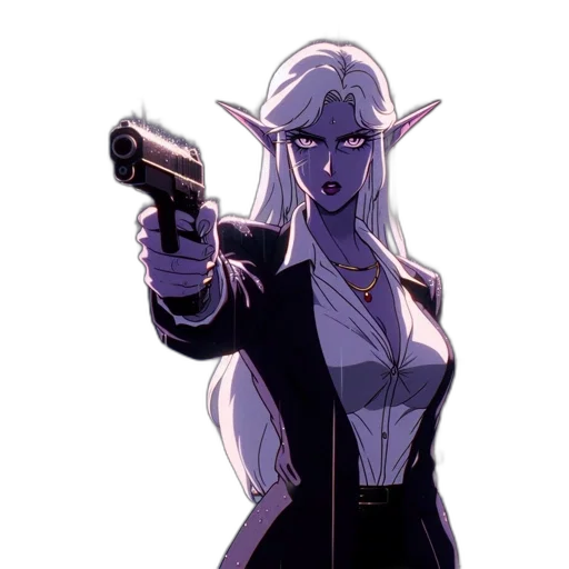 weapon, staff, jacket, concept art transparent PNG cut-out