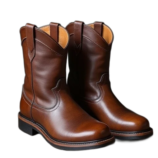 shoes, photorealistic, boots, men transparent PNG cut-out