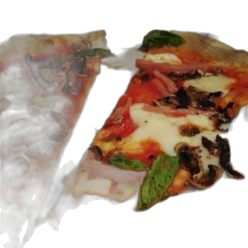 food, 3d render, photorealistic, pizza transparent PNG cut-out