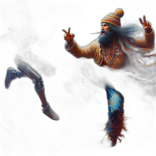 creature, staff, dragon, mask transparent PNG cut-out