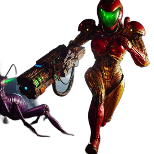 robot, weapon, creature, concept art transparent PNG cut-out