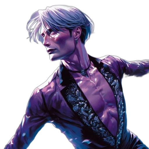 jacket, comic book art, concept art, cyberpunk transparent PNG cut-out