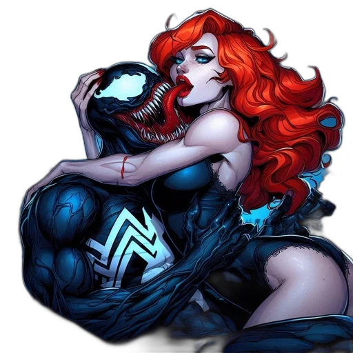 comic book art, concept art, fantasy art, cyberpunk transparent PNG cut-out