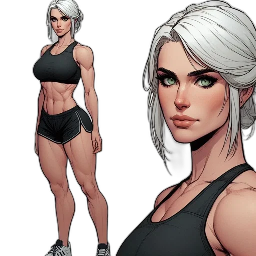 comic book art, concept art, fantasy art, cartoon transparent PNG cut-out