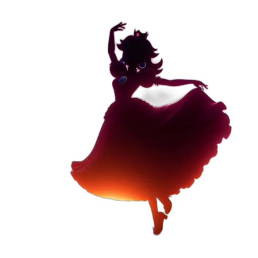 dress, crown, staff, weapon transparent PNG cut-out
