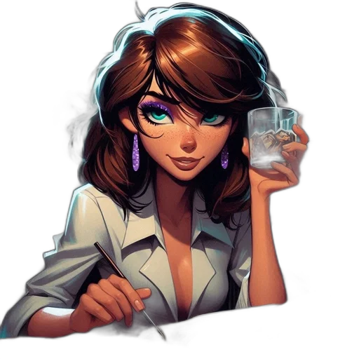 staff, jewelry, face, pixel art transparent PNG cut-out