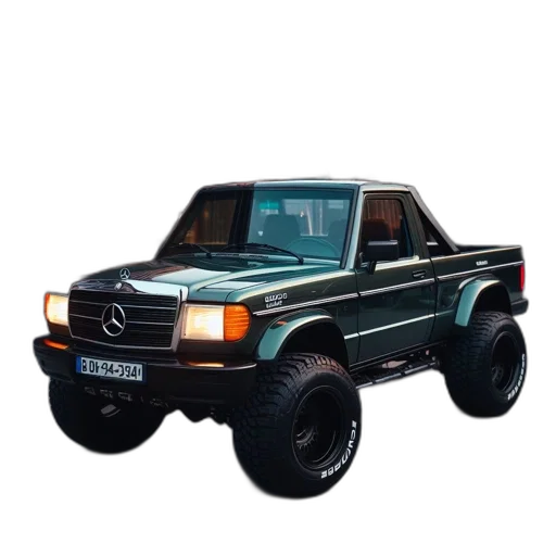 car, weapon, 3d render, photorealistic transparent PNG cut-out