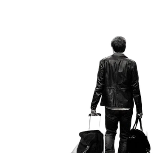 jacket, concept art, photorealistic, black transparent PNG cut-out