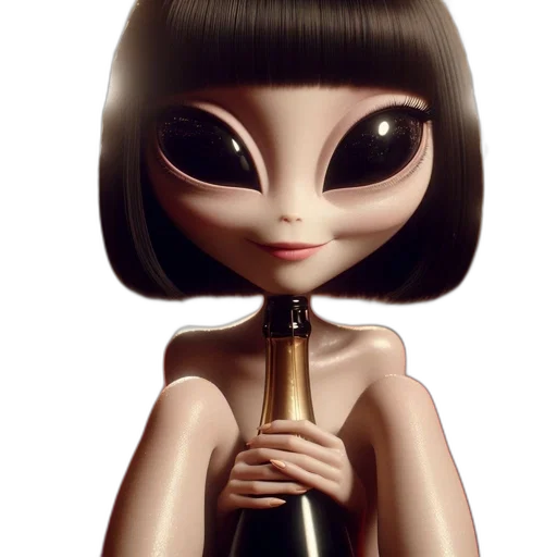 jewelry, dress, staff, robot transparent PNG cut-out
