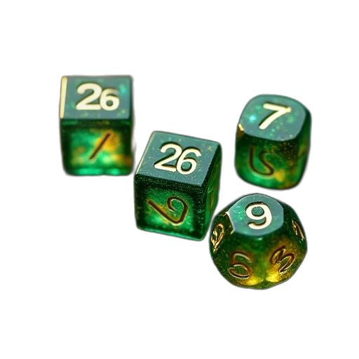 concept art, 3d render, green, set transparent PNG cut-out