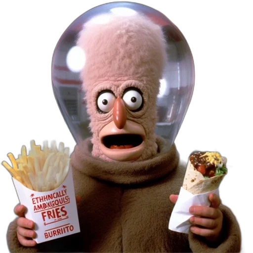 food, creature, face, mask transparent PNG cut-out