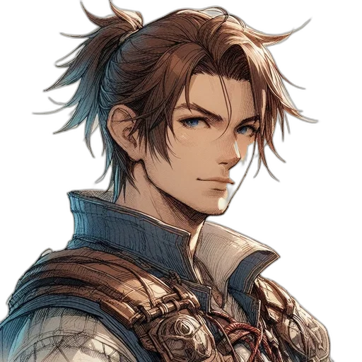 face, fantasy art, concept art, anime transparent PNG cut-out