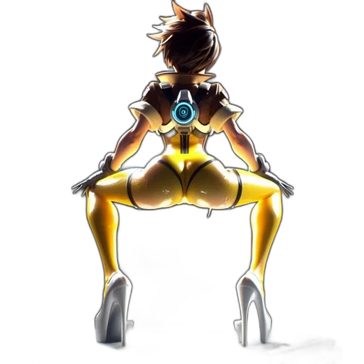 dress, robot, jewelry, staff transparent PNG cut-out