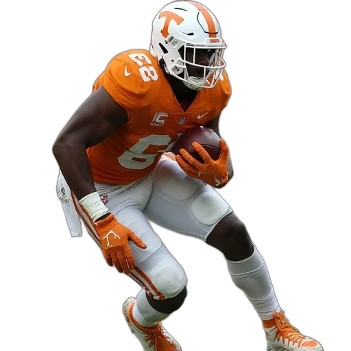 tennessee, running, back, mario transparent PNG cut-out