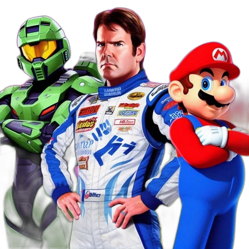 concept art, three, characters, videogame transparent PNG cut-out