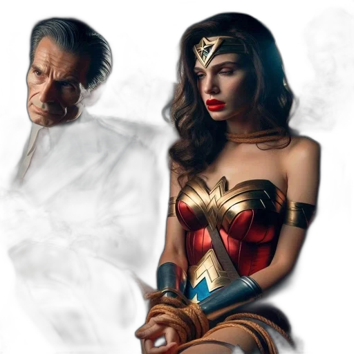 comic book art, concept art, fantasy art, photorealistic transparent PNG cut-out