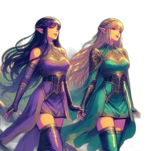 fantasy art, concept art, pixel art, watercolor transparent PNG cut-out