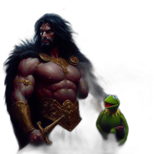 concept art, fantasy art, pixel art, comic book art transparent PNG cut-out