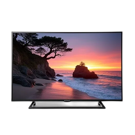 sleek, modern, flat-screen, television transparent PNG cut-out