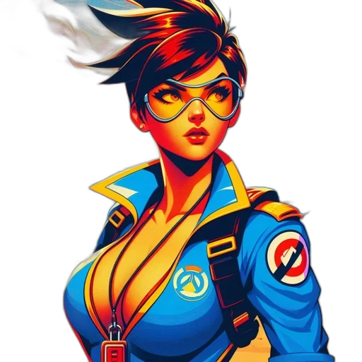 jacket, staff, comic book art, concept art transparent PNG cut-out