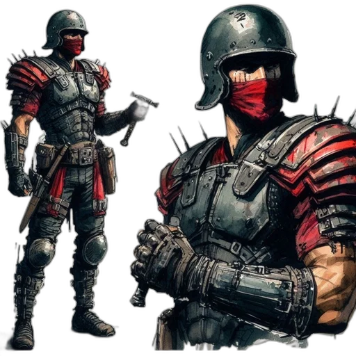 weapon, concept art, comic book art, fantasy art transparent PNG cut-out